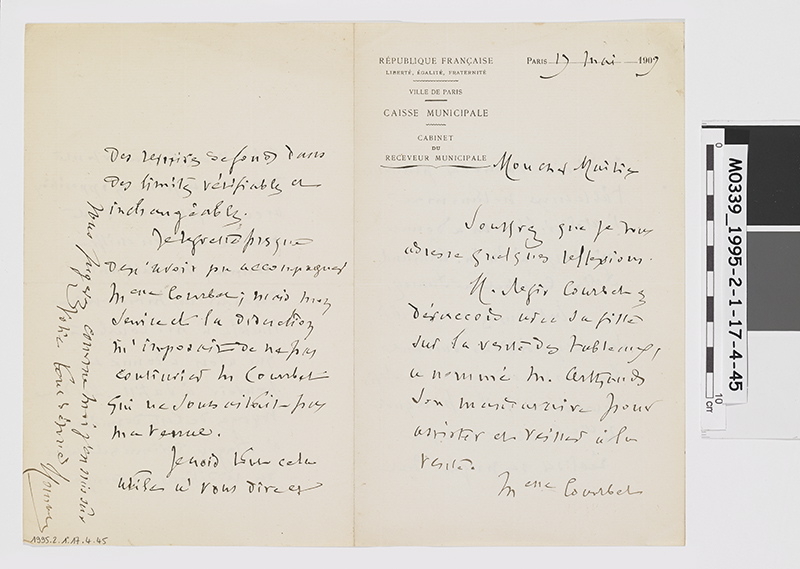 Lettre d'Ernest Courbet à Maître Forien_0