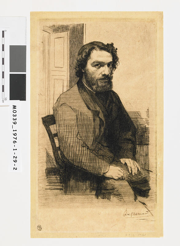 Portrait d'Alphonse Legros, peintre_0