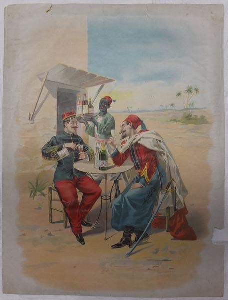 Spahi dans le désert (titre factice), Victor Palyart, 2e moitié 19e siècle, 1er quart 20e siècle