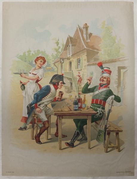 L'auberge (titre factice), Victor Palyart, 2e moitié 19e siècle, 1er quart 20e siècle
