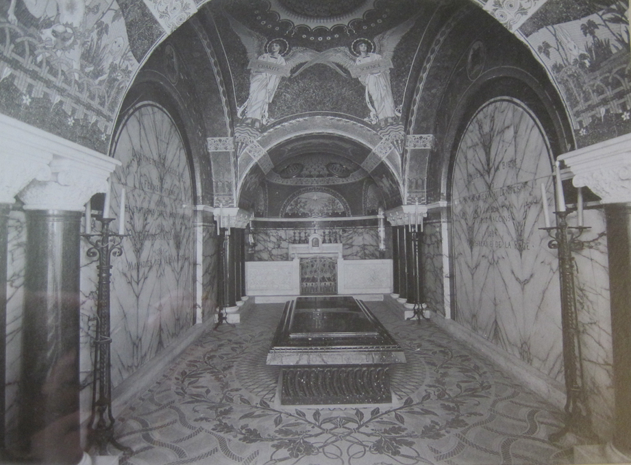 Tombeau de Pasteur à l'institut Pasteur, 1895 après