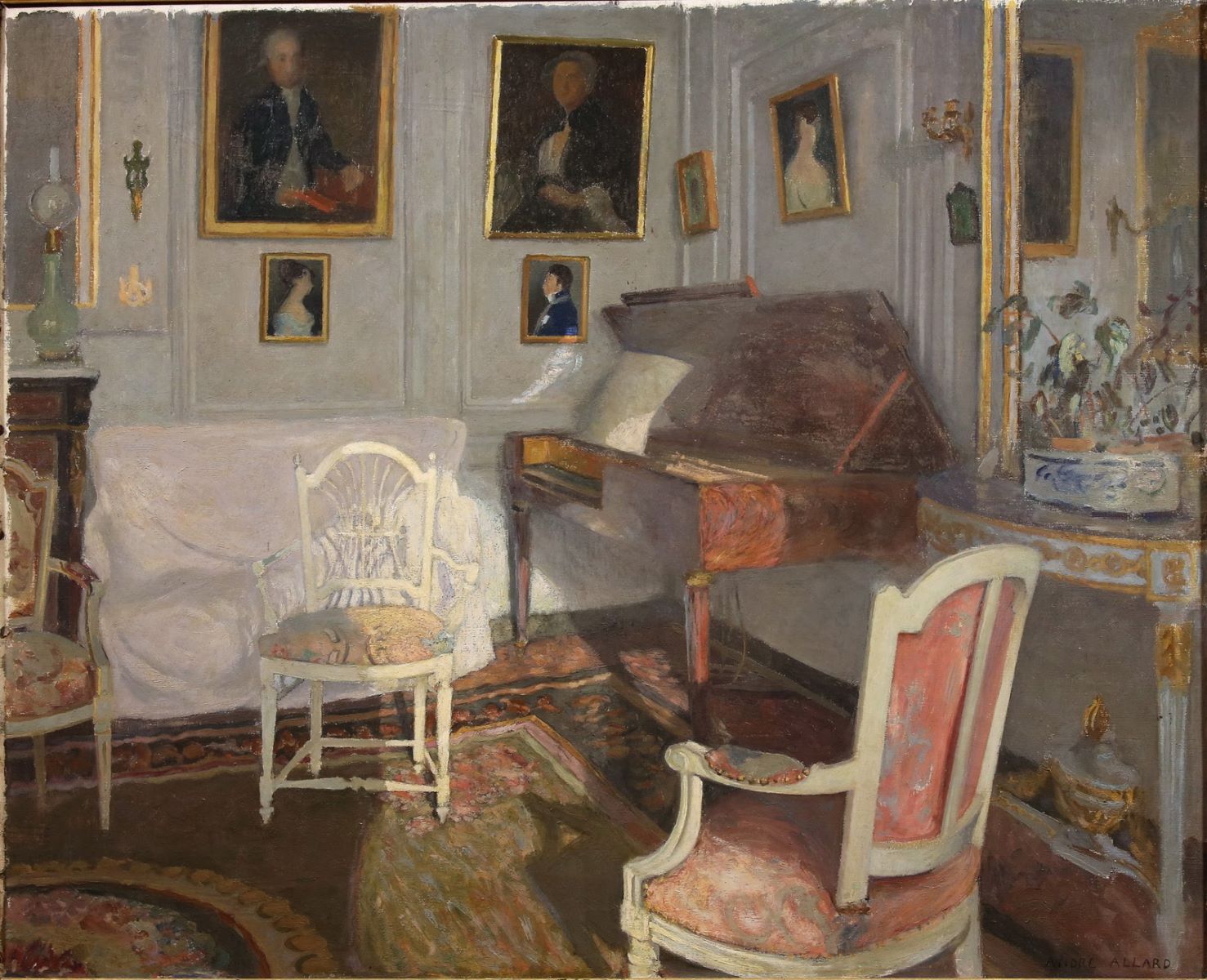 Coin de salon, André Allard, 1895 avant