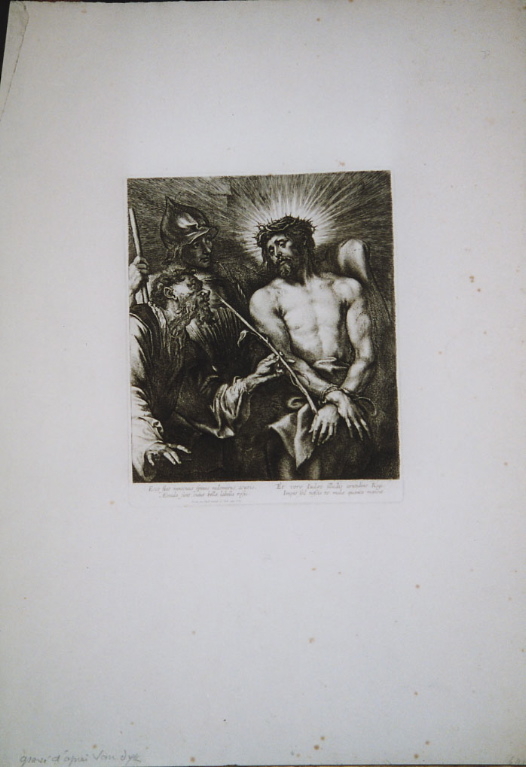 Le Christ aux outrages (ou Ecce Homo, dit aussi le Christ au roseau), Anton Van (d’après) , anonyme Dyck, 19e siècle