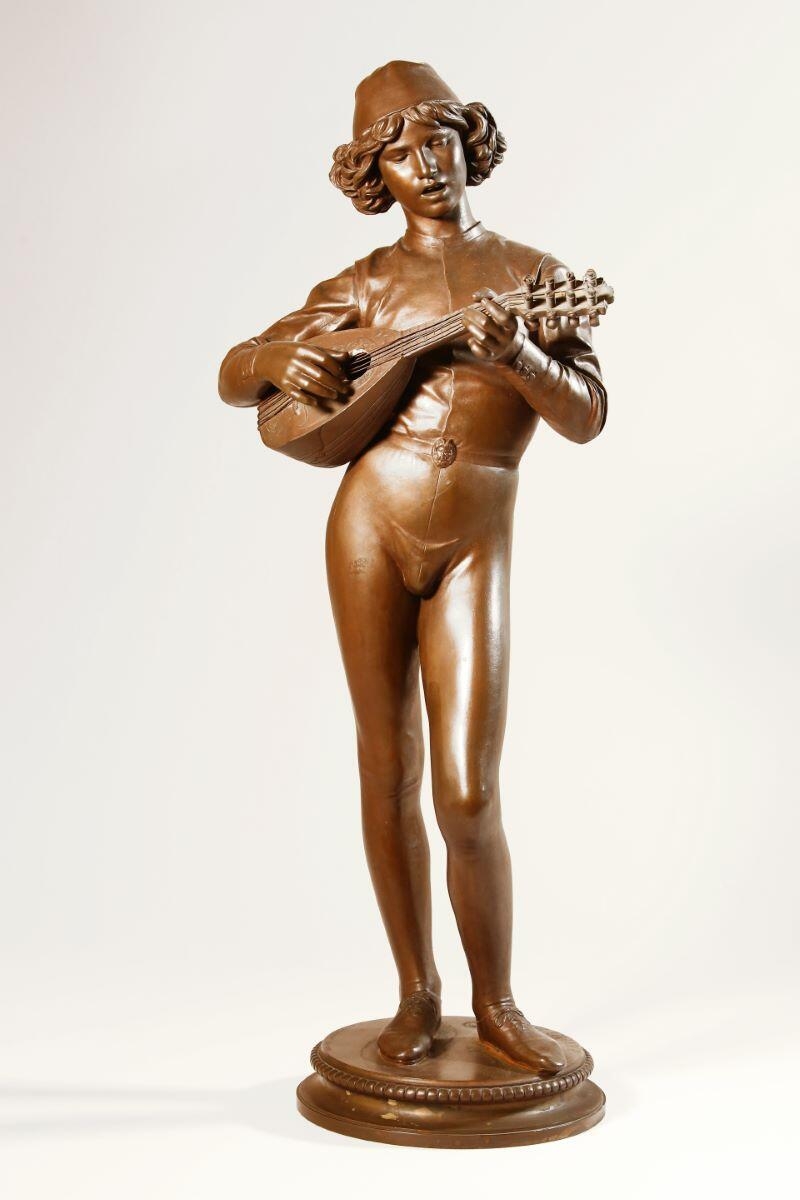 Le Chanteur florentin, Paul Dubois, 1865