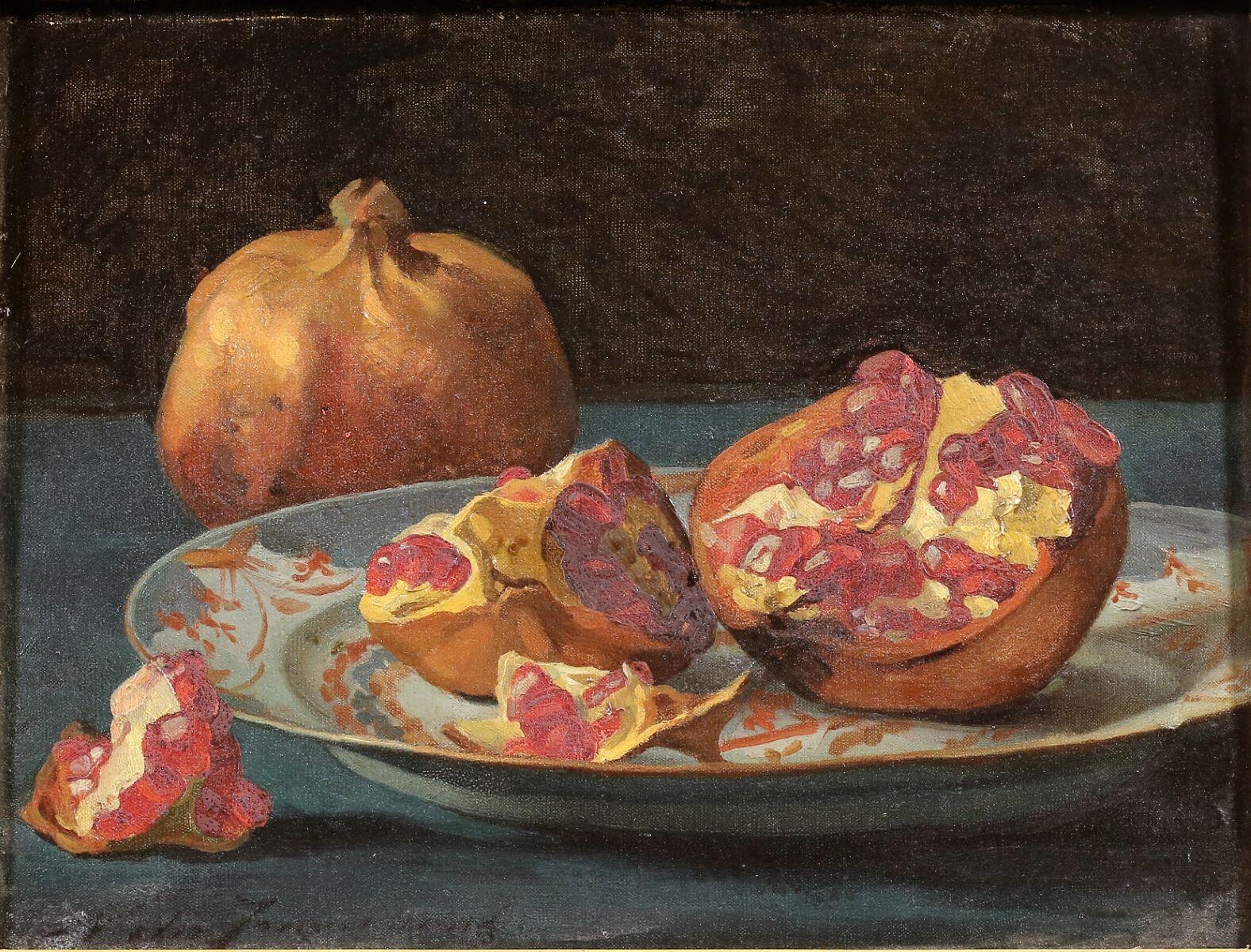 Nature morte aux grenades, Nélie Jacquemart, 2e moitié 19e siècle, 1er quart 20e siècle