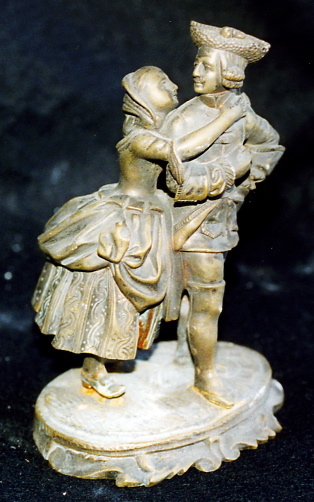 L'accord, couple Louis XV, Pierre Jules Mêne, 19e siècle