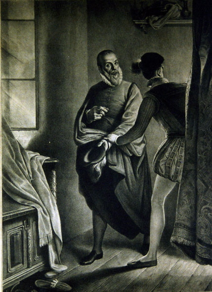 Charles IX et Ambroise Paré, Edouard Baille, 19e siècle