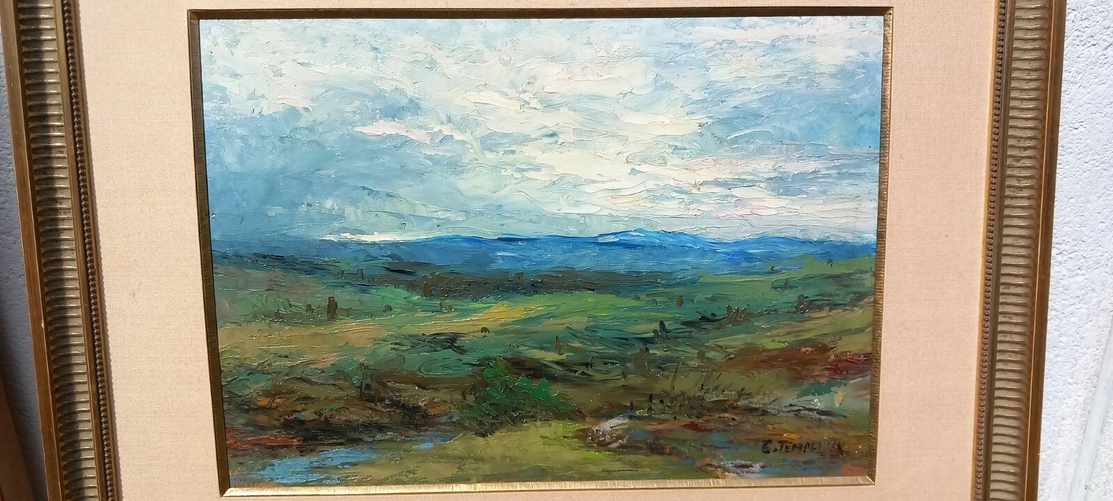 Paysage (Côte de l'Heute), Emmanuel Templeux, 1ère moitié 20e siècle