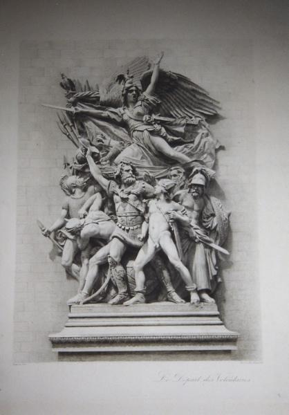 Le Départ des Volontaires en 1792, ou La Marseillaise ; Le Départ des Volontaires (bas-relief) (titre de la chalcographie du Louvre), François Rude, 1898