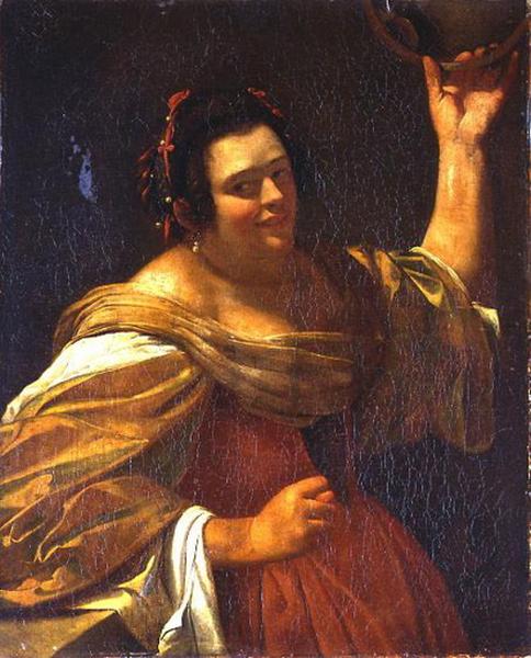 Femme jouant du tambour basque_0