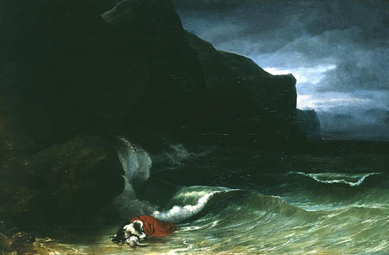 Orage sur mer ou La tempête, Horace Vernet, 1820 vers
