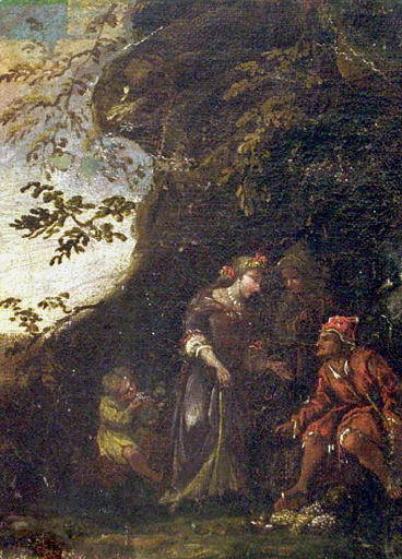 Dame de qualité rendant visite à un sorcier_0