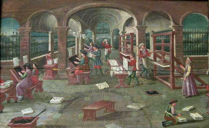 Intérieur d'une imprimerie_0