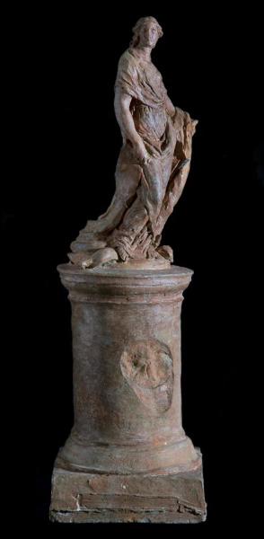 Esquisse pour la statue de la Liberté, Claude François Attiret, 2e moitié 18e siècle