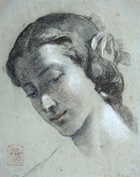 Etude de tête, Faustin Besson, 2e moitié 19e siècle
