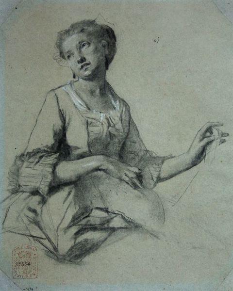 Jeune femme, Faustin Besson, 2e moitié 19e siècle