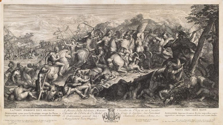 La Vertu surmonte tout obstacle : Le Passage du Granique_0