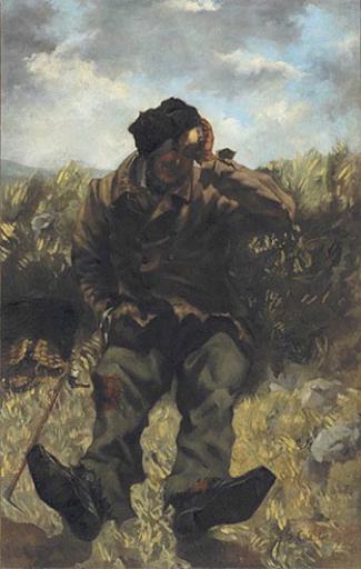 Le Chemineau, Gustave Courbet, 1845 vers
