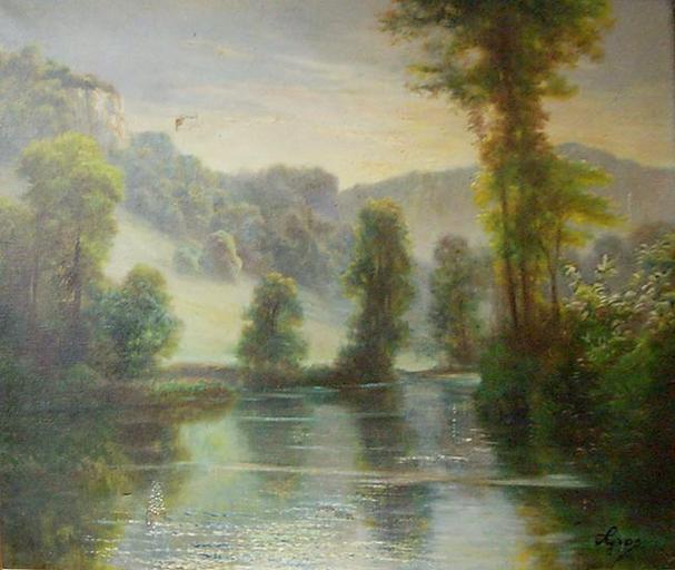 Paysage, l'aube_0