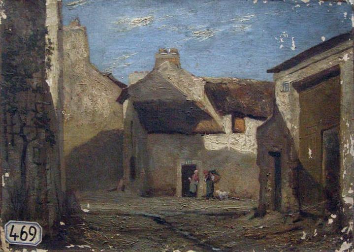 Etude de maison, Adolphe Hervier, 2e moitié 19e siècle