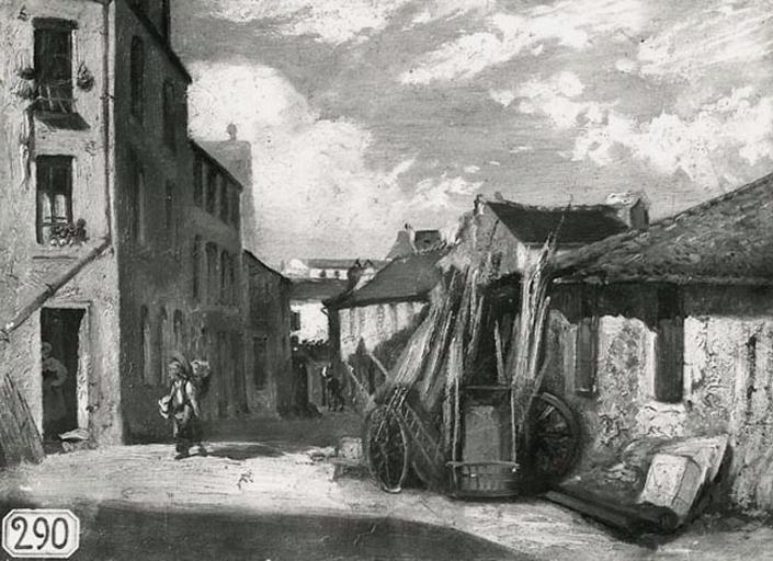 Etude de maison, Adolphe Hervier, 2e moitié 19e siècle