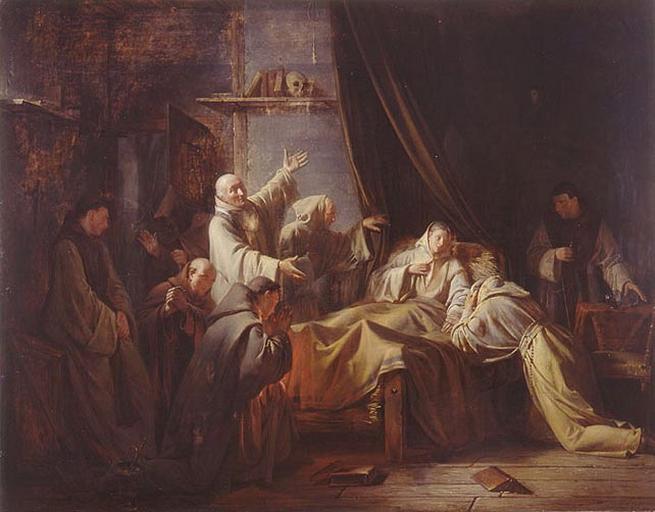 Mort d'Adélaïde de Comminges, Claude Jacquand, 1830