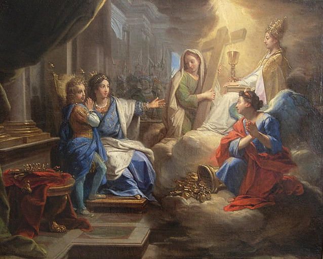 Blanche de Castille montrant à saint Louis la Religion, la Foi et la Piété_0