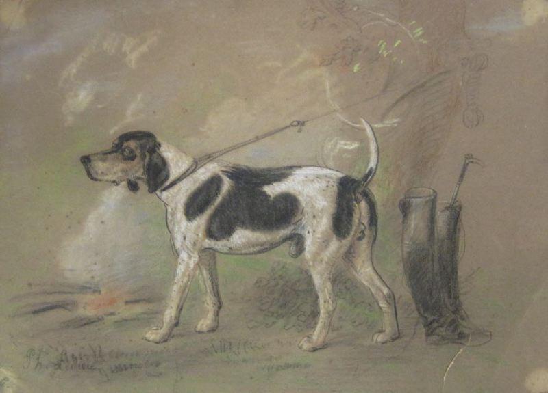 Chien, Philippe Ledieu, 19e siècle