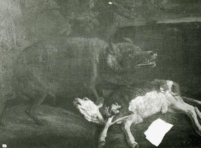 Loup et veau, Philippe Ledieu, 2e quart 19e siècle, 3e quart 19e siècle