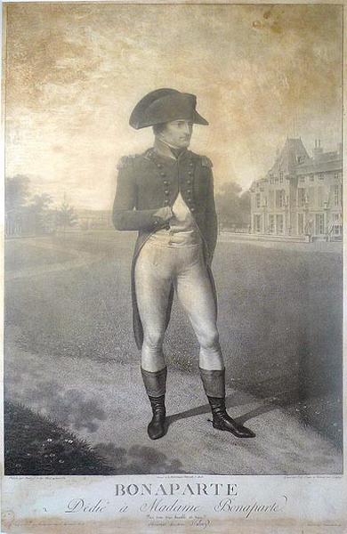 Bonaparte dans le jardin de la Malmaison, Jean-Baptiste Isabey, 1803 vers