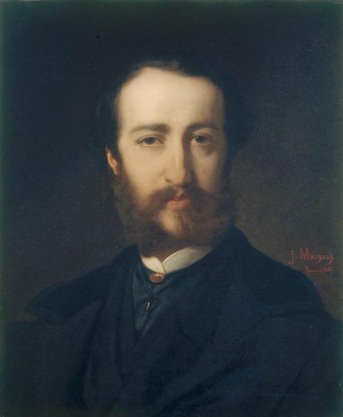 Portrait de Tony Robert-Fleury, Jules Louis Machard, 1867