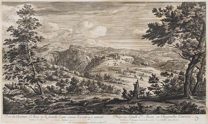 Vue du château Sainte Anne en Franche-Comté_0
