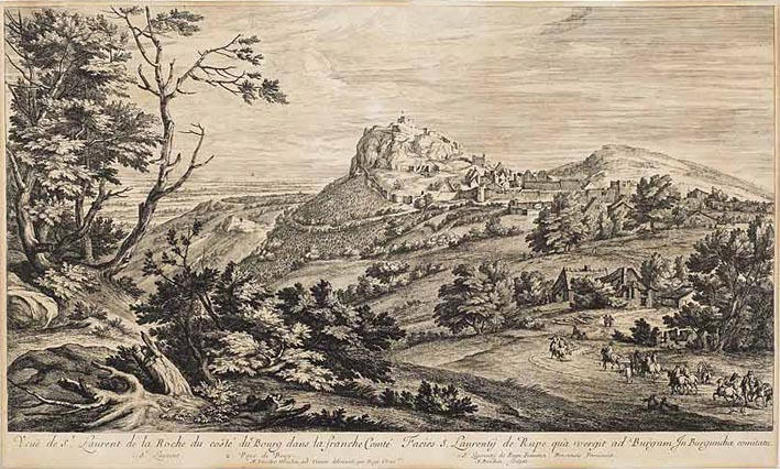 Vue de Saint Laurent de la Roche en Franche-Comté_0