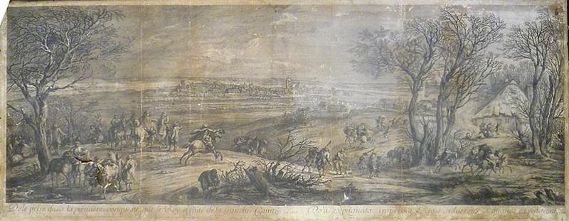 Dole prise dans la première conquête en 1668_0