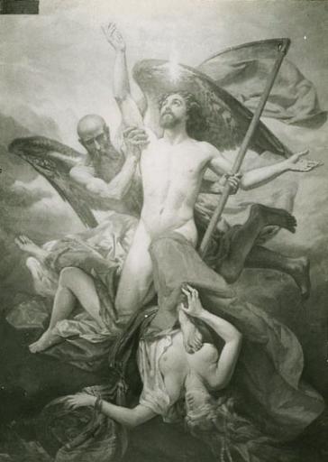 Le Génie emporté par le Temps vers la Gloire foule aux pieds la Fortune_0