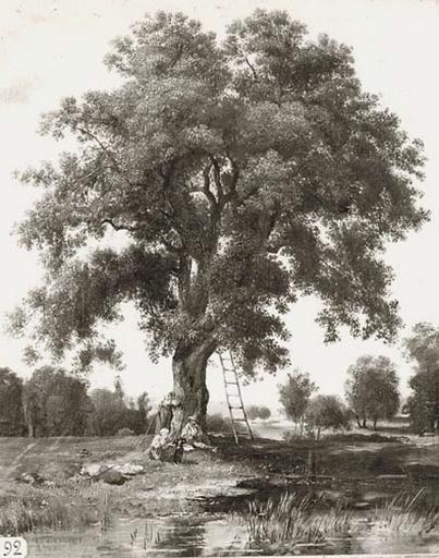 Le repas sous l'arbre, Alexandre Pau De Saint-Martin, 1ère moitié 19e siècle