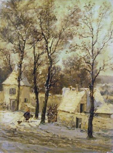 Effet de neige, Pierre Prins, 2e moitié 19e siècle, 1er quart 20e siècle