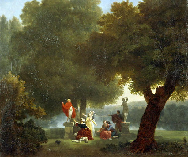 L'amant statufié, Nicolas Antoine Taunay, 2e moitié 18e siècle