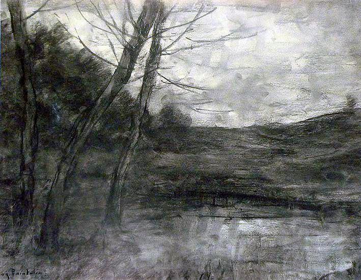 Paysage, Auguste Emmanuel Pointelin, 4e quart 19e siècle, 1er quart 20e siècle