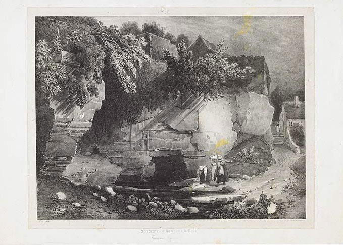 La fontaine de Gujans, Alexis Victor Joly, 1825