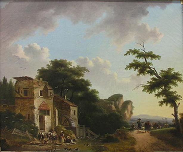 Paysage avec moulin_0