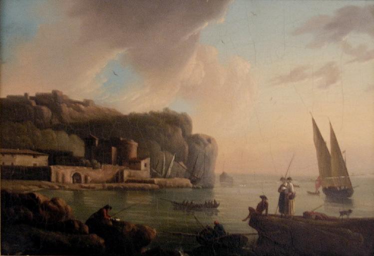 Marine scène de débarquement, Joseph Vernet, 2e quart 18e siècle, 2e moitié 18e siècle