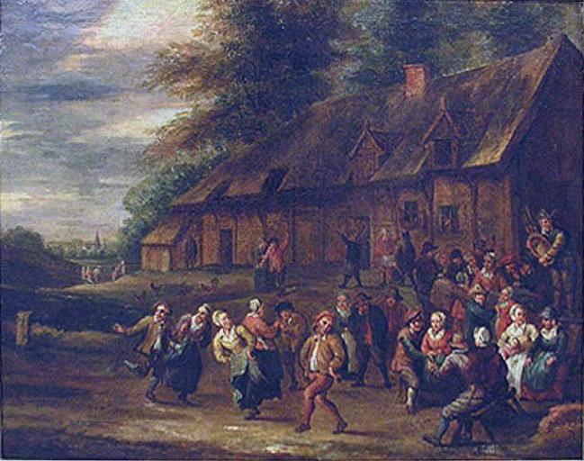 Scène flamande, la danse_0