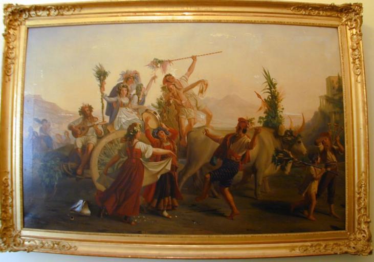 Le retour de la fête de la madone de l'Arc, près de Naples, Léopold Robert, 2e quart 19e siècle, 3e quart 19e siècle