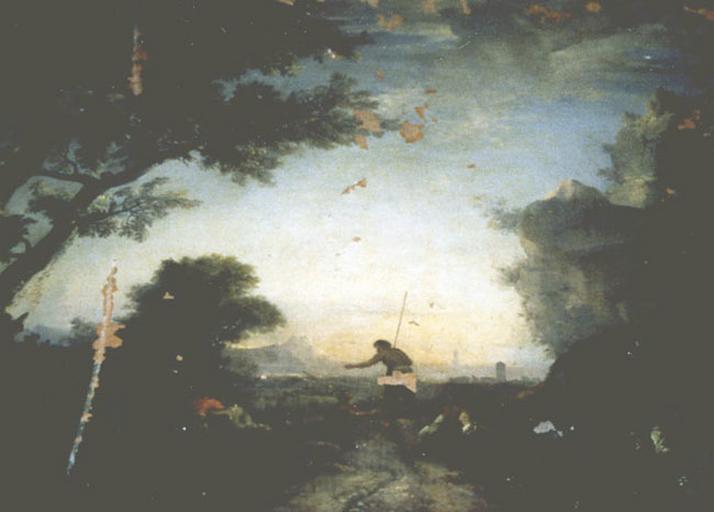 Paysage, les laveuses_0