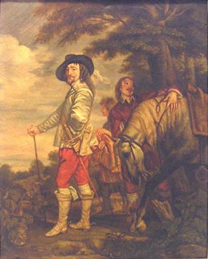 Portrait de Charles 1er (1600 ; 1649) (Paysage avec cavaliers)_0