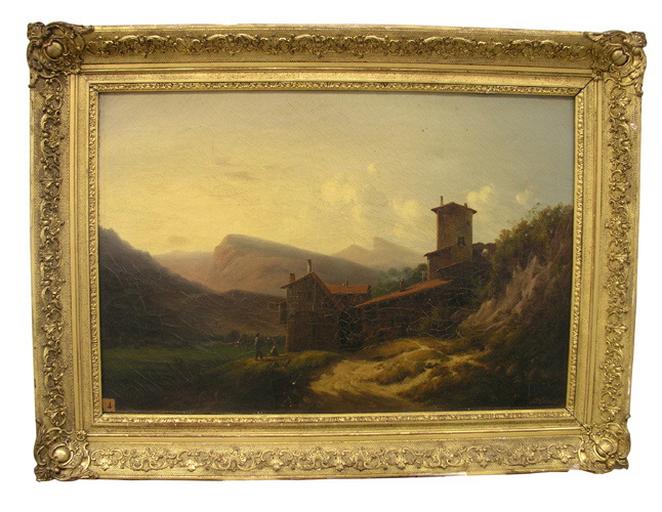 Paysage, soleil levant_0