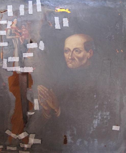 Portrait de Pierre Marmet adorant Notre-Dame Libératrice ; Portrait de RP Marmet (Révérend Père) (titre de l'inventaire ancien)_0
