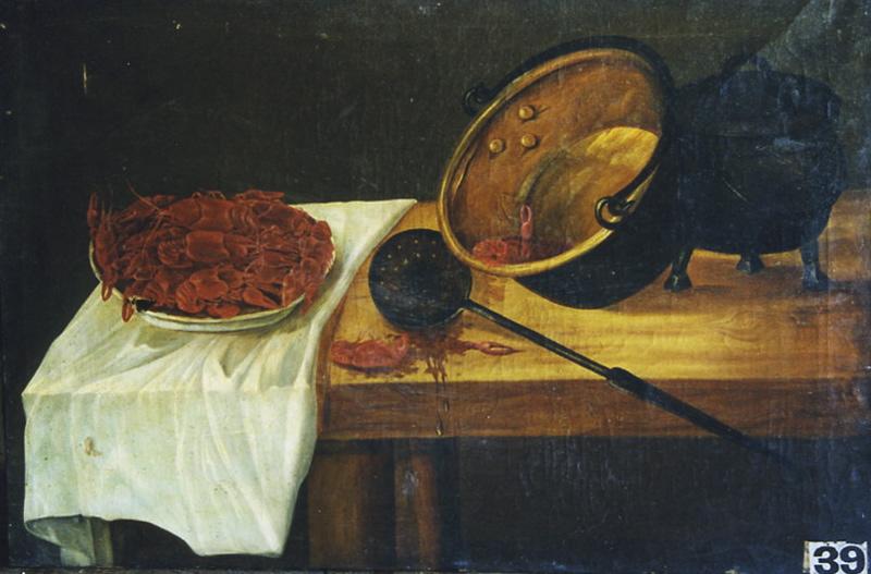Ecrevisses, tableau de salle à manger_0