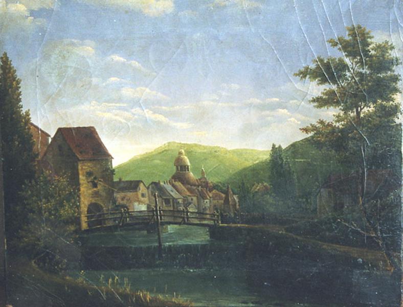 Paysage, pont du château de Rans_0